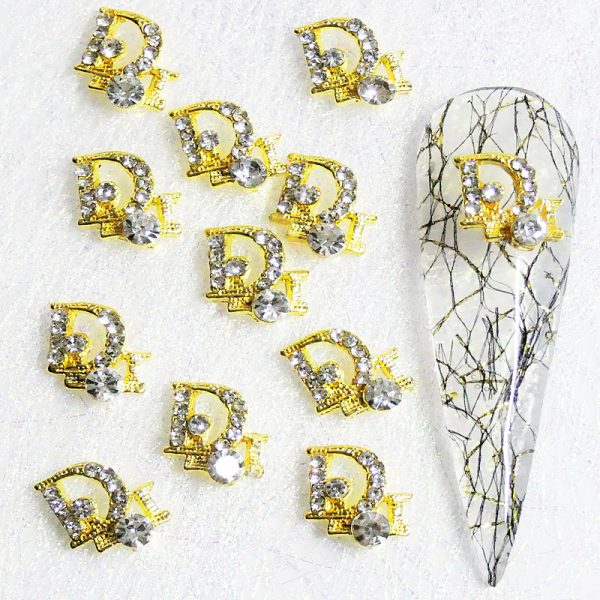 Designer Inspired Gold Crystal Alloy Design 15