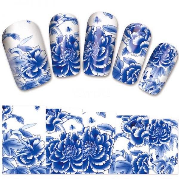 Flower Water Decal Design 1372