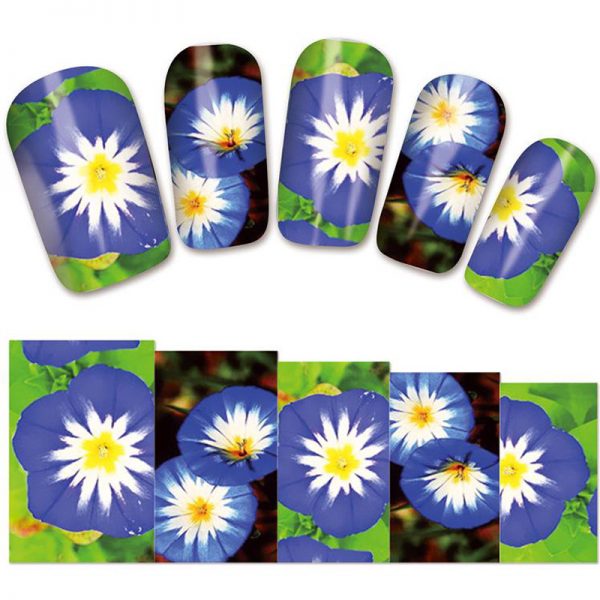 Flower Water Decal Design 1373