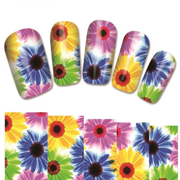 Flower Water Decal Design 1387