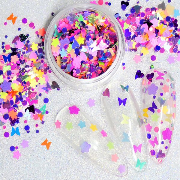 Mothers Day Glitter Shape Mix