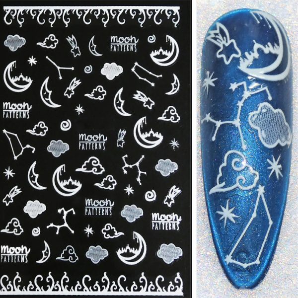 Celestrial Moon Stickers Design 48
