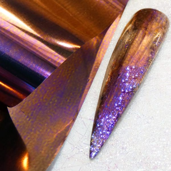 Chameleon Purple To Gold Transfer Foil