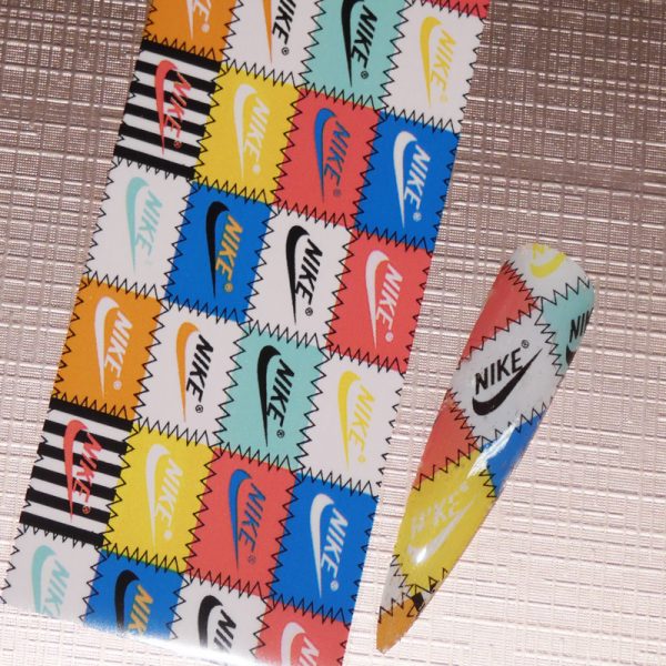Designer Inspired Sports Transfer Foil Design 1