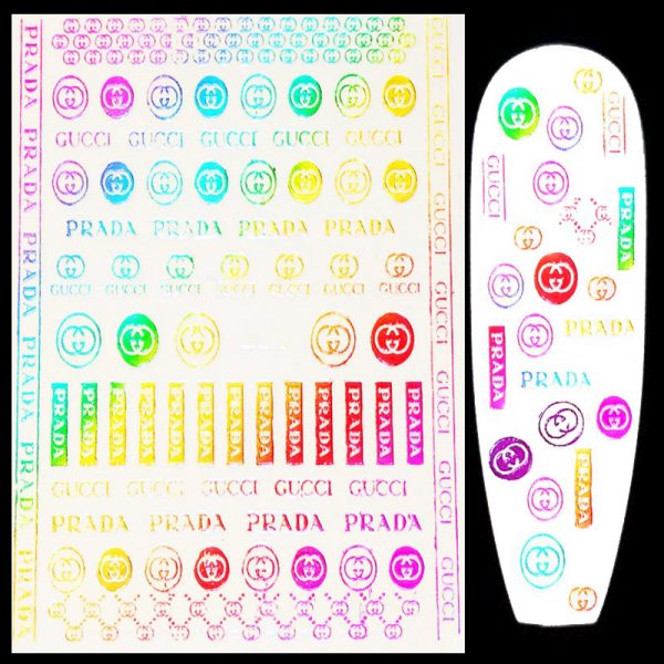Designer Inspired Stickers Design 115