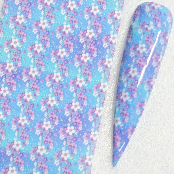 Flower Transfer Foil Design 4