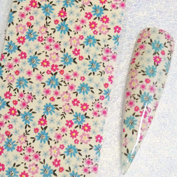 Flower Transfer Foil Design 5