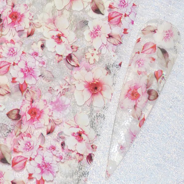 Flower Transfer Foil Design 7