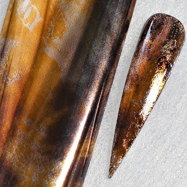 Marble Bronze Champagne and Gold Transfer Foil