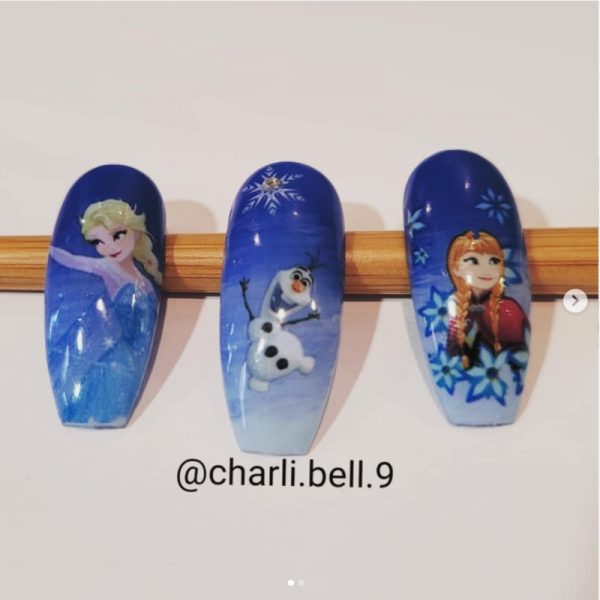 Frozen and Barbie Nail Transfer Foil - Image 2