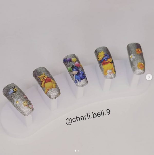Disney Winnie The Pooh Friends Nail Transfer Foil Design 1 - Image 5