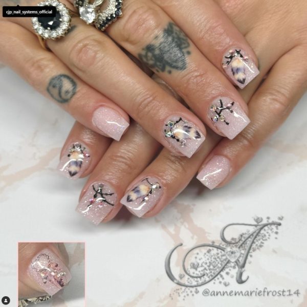 Dreamcatcher And Feather Nail Art stickers Design 053 - Image 2
