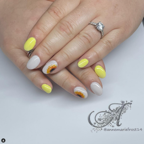Sunflower And Daisy Water Decal Design 983 - Image 3
