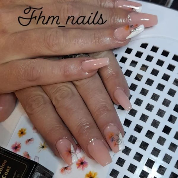 Flower Nail Art Stickers Design 024 - Image 2