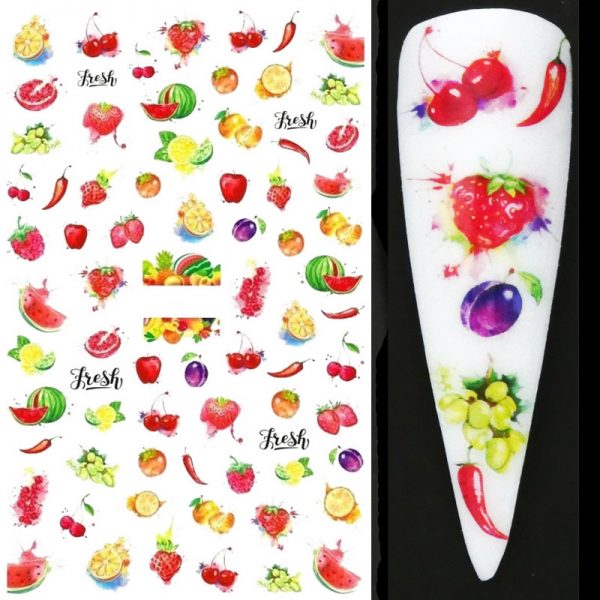 Fruit Nail Sticker Design 646