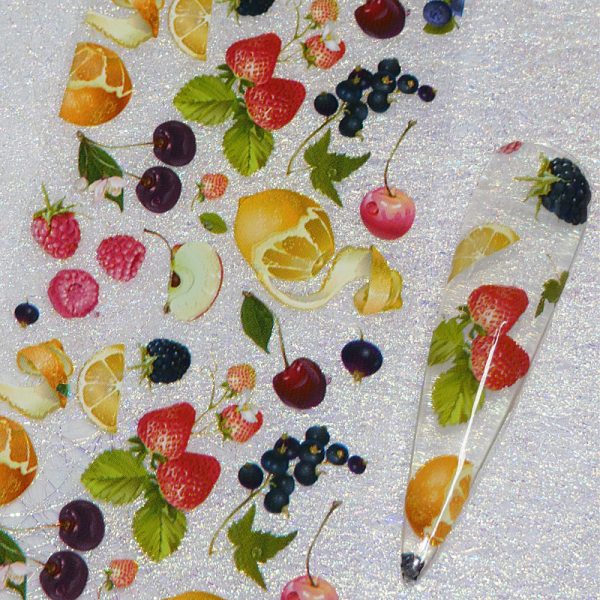 Fruit Nail Transfer Foil Design 2