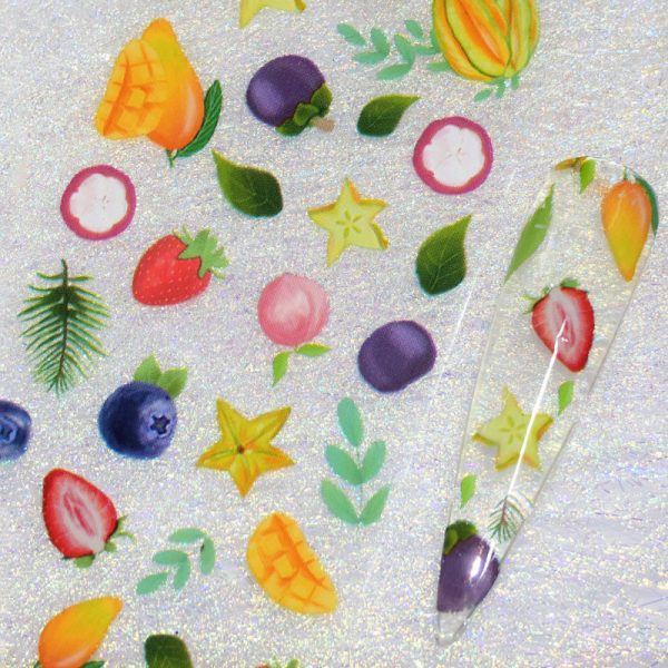 Fruit Nail Transfer Foil Design 4