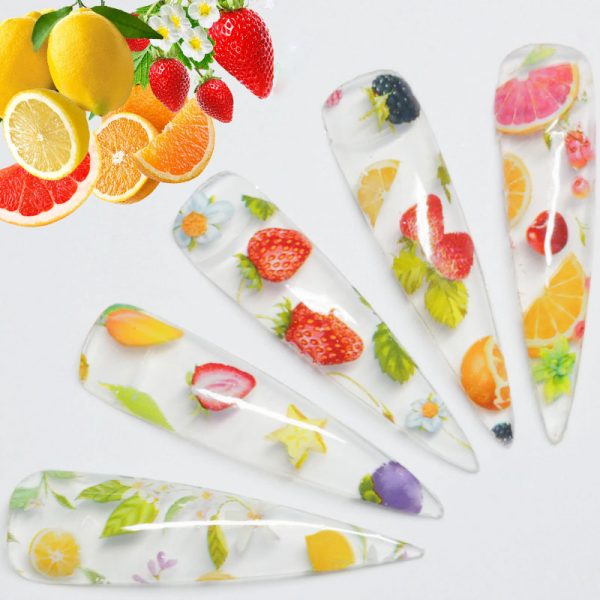 Fruit Design Nail Transfer Foils