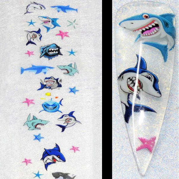 Sealife Ocean Fish Transfer Foil Design 3