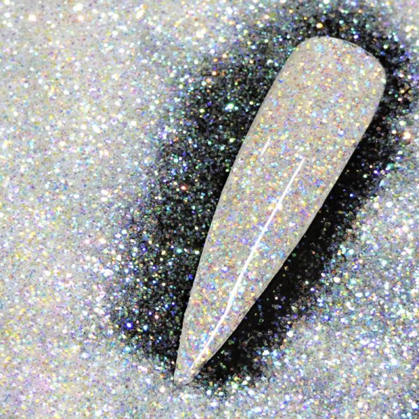White Rainbow Iridescent 008 015 Mix
