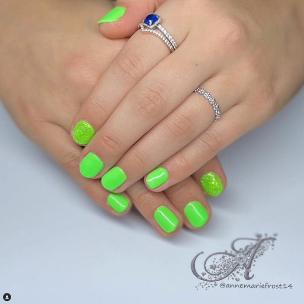 Soda Pop Lime Green Glitter Mix - Image 2
