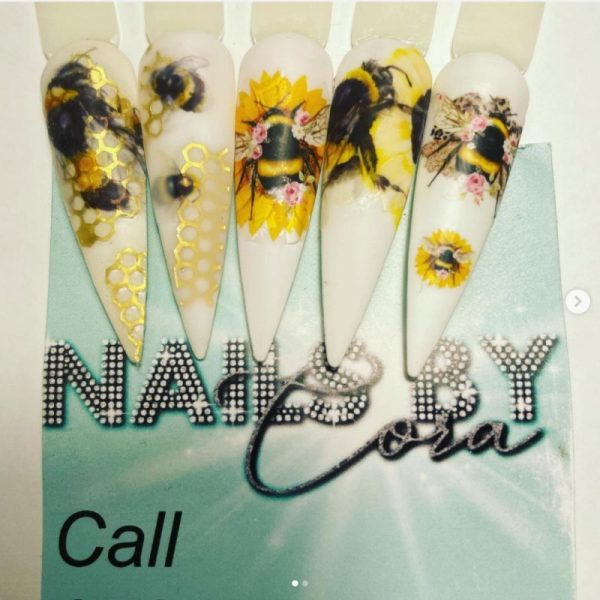 Honeycomb Vinyl Nail Stickers - Image 2