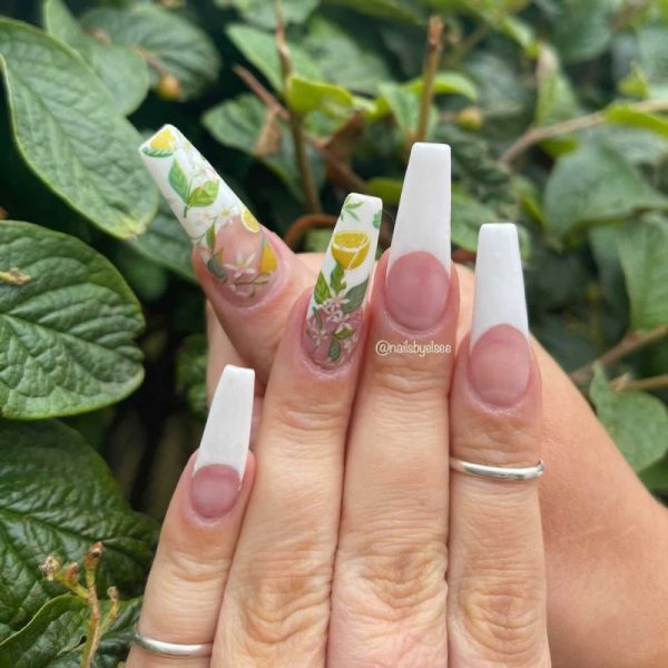 Lemon Fruit Nail Transfer Foil Design 3 - Image 3