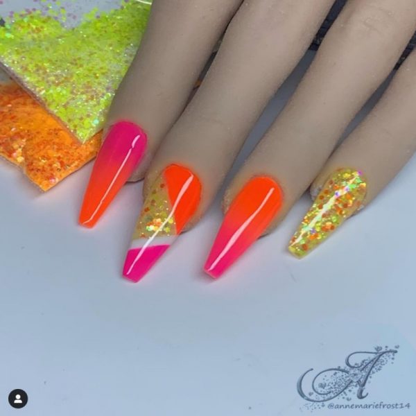 Soda Pop Orange Glitter Mix - Image 3