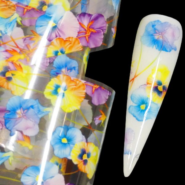 Flower Transfer Foil Design 10