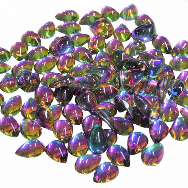 AB Chameleon Water Drop Smooth Rhinestone Crystals Colour 2