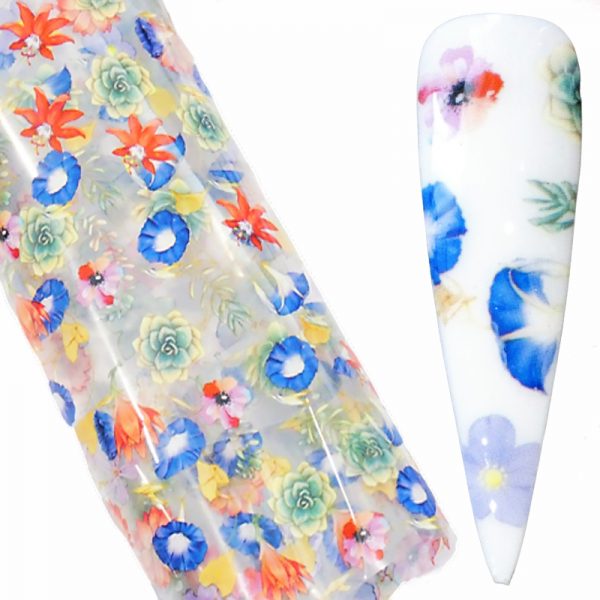 Flower Transfer Foil Design 14