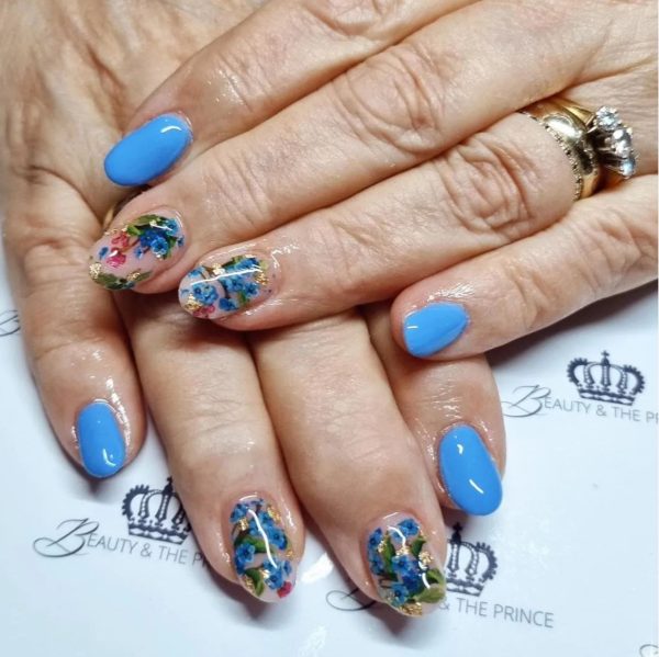 Flower Nail Transfer Foil Design 13 - Image 3