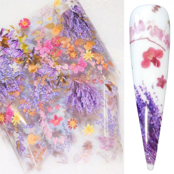 Flower Transfer Foil Design 17