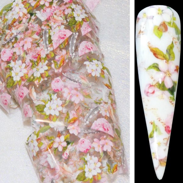 Flower Transfer Foil Design 18