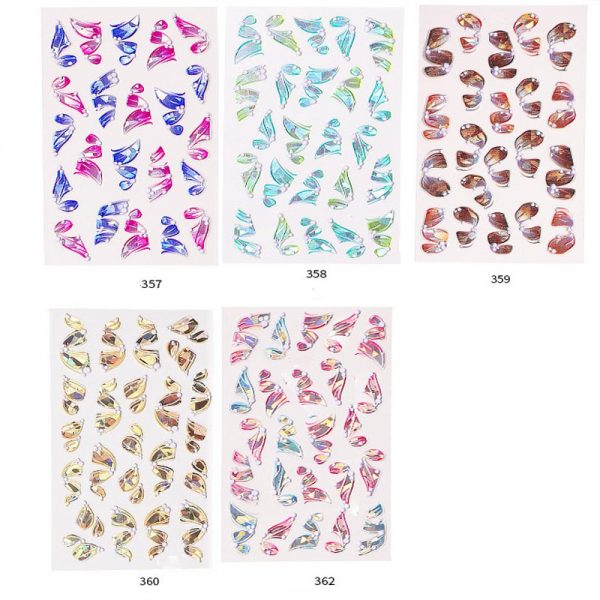5D Ribbon Nail Art Stickers - Image 7