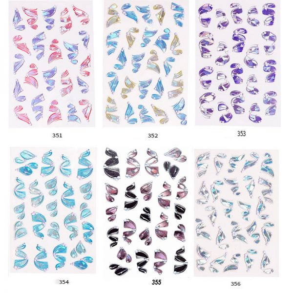 5D Ribbon Nail Art Stickers - Image 8