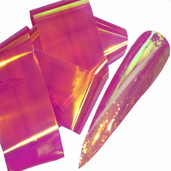 Aurora Pink Gold Green Angel Paper
