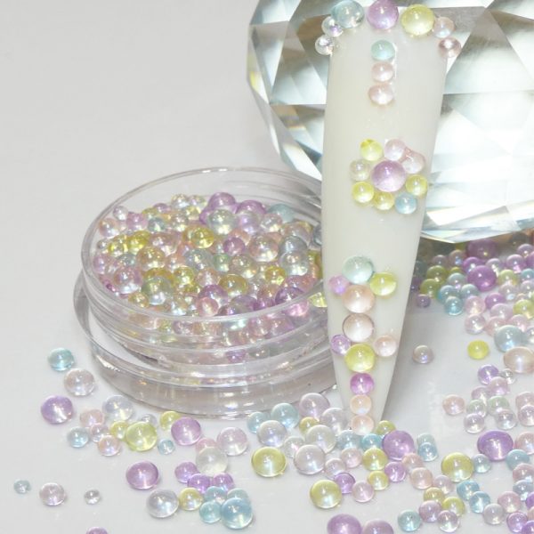 Aurora Rainbow Caviar Beads