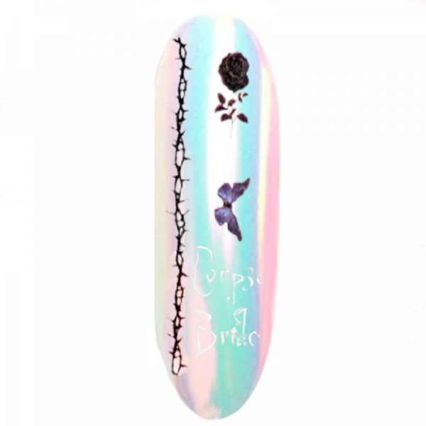 Corpse Bride Nail Art Stickers - Image 4