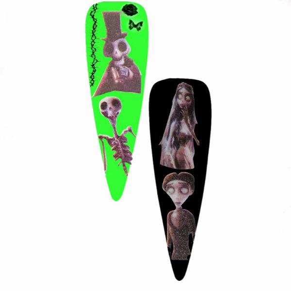 Corpse Bride Nail Art Stickers - Image 3