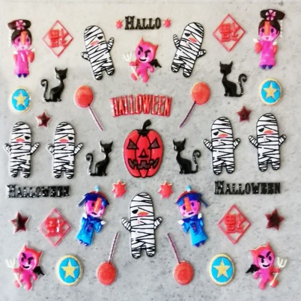 Design 128 Halloween Stickers