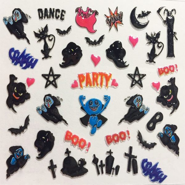 Design 130 Halloween Stickers