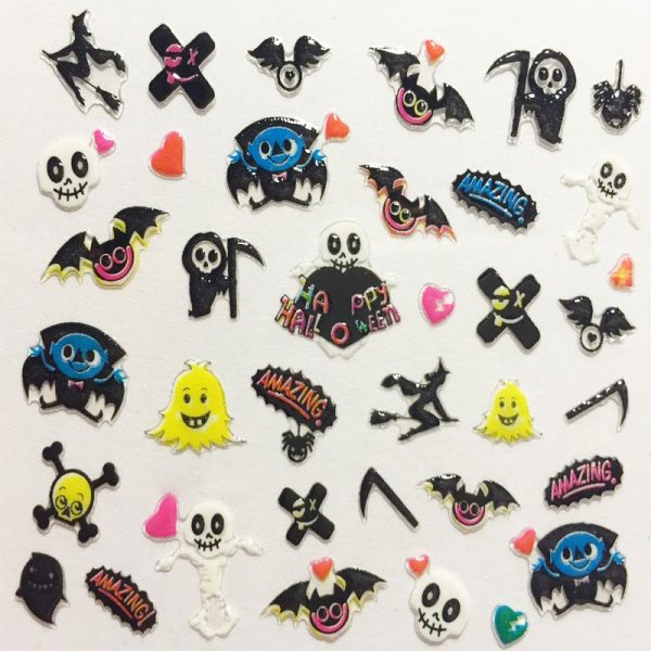 Design 132 Halloween Stickers