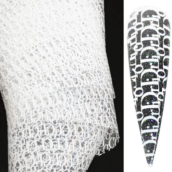 Designer Inspired Nail Art Transfer Foil Design 28