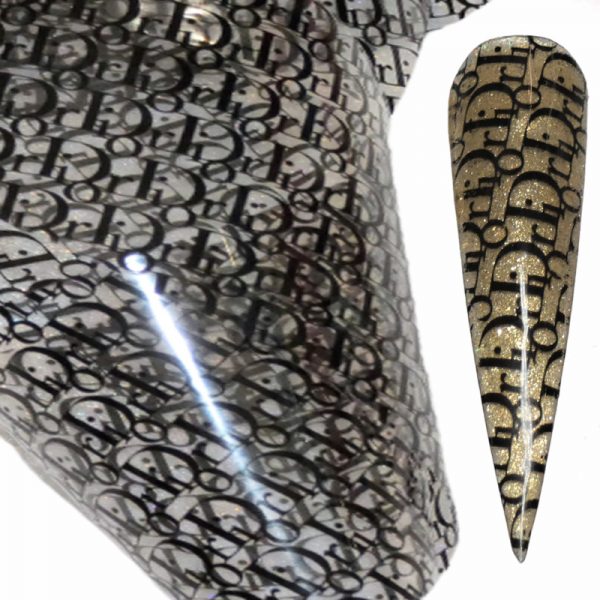 Designer Inspired Nail Art Transfer Foil Design 29