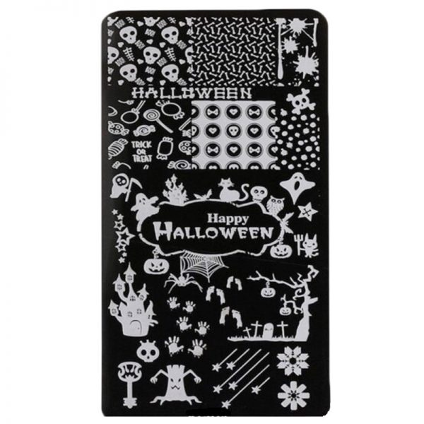 Halloween Nail Stamping Plate Design 19 - Image 2