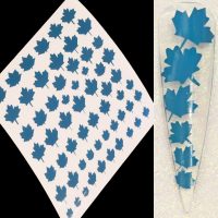 Maple Leaf Vinyl Stickers Teal