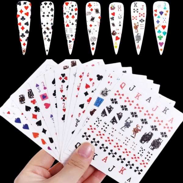 Poker Playing Card Stickers