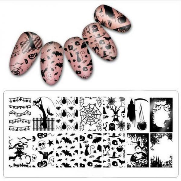 Halloween Nail Stamping Plate Design 11 - Image 3