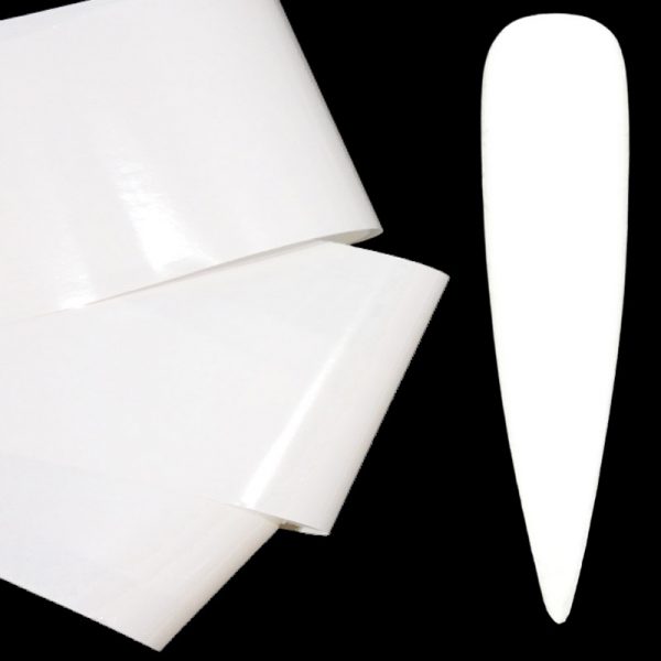 White Nail Transfer Foil